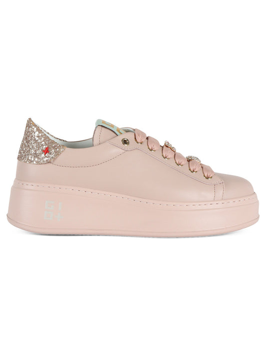 Scarpe Sneakers Nude Mix Farfalla