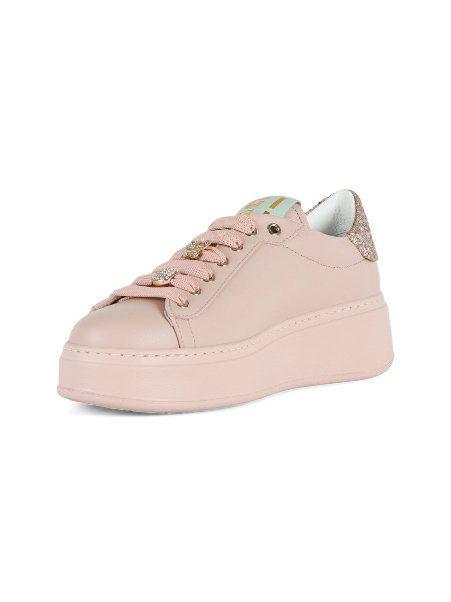 Scarpe Sneakers Nude Mix Farfalla