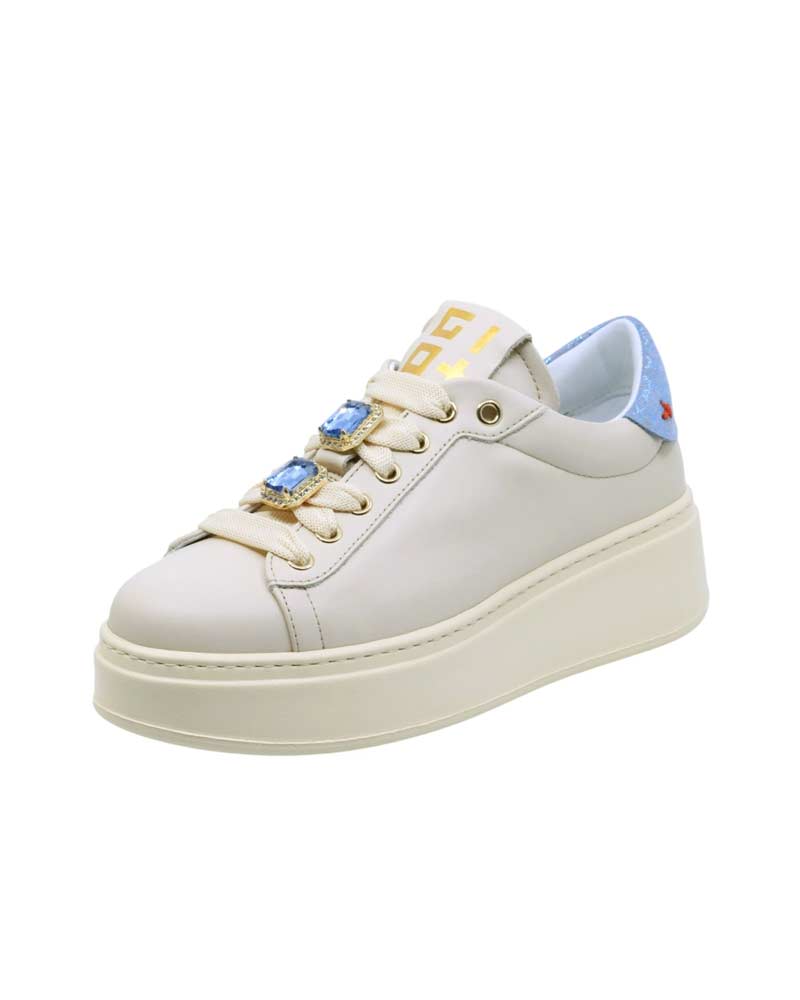 Scarpe Sneakers Bianco Gatto GIO+