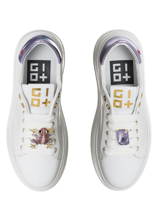 Scarpe Sneakers Combi White/Lilla Ranetta GIO+