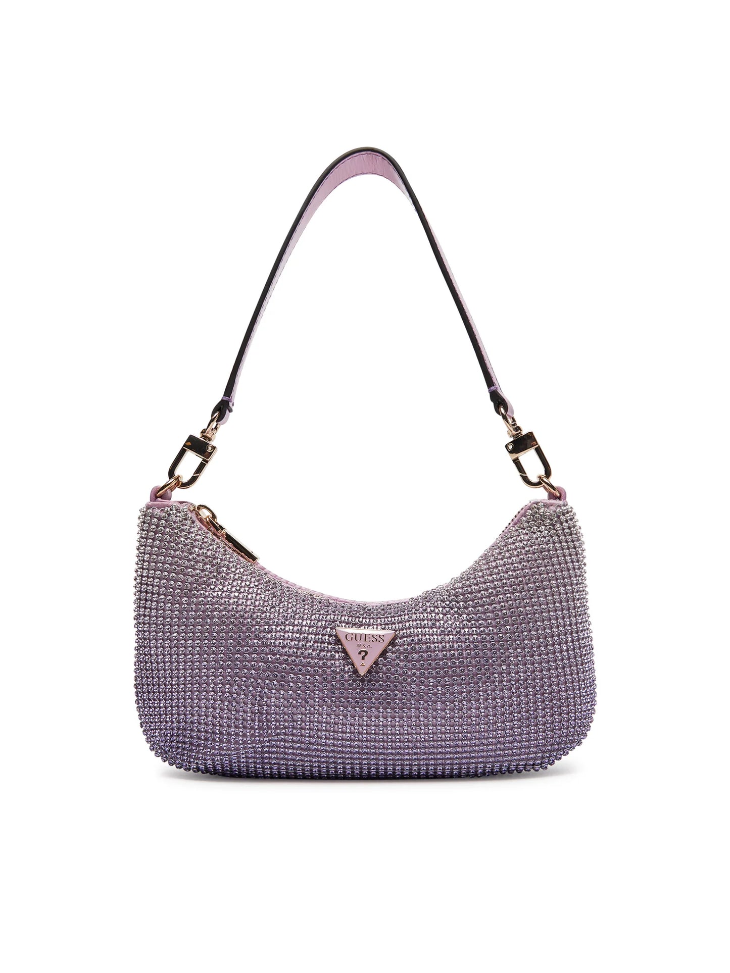Mini Borsa A Spalla Zalina Strass Guess