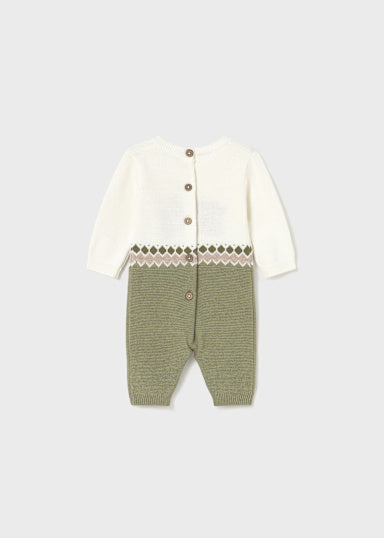 Pagliaccetto in maglia neonato