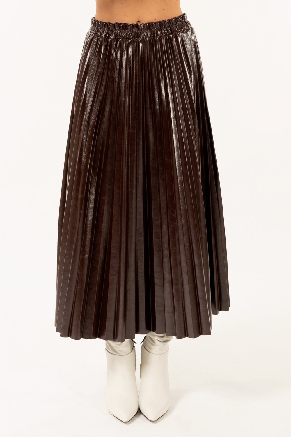 Longette plisse ecopelle KONTATTO