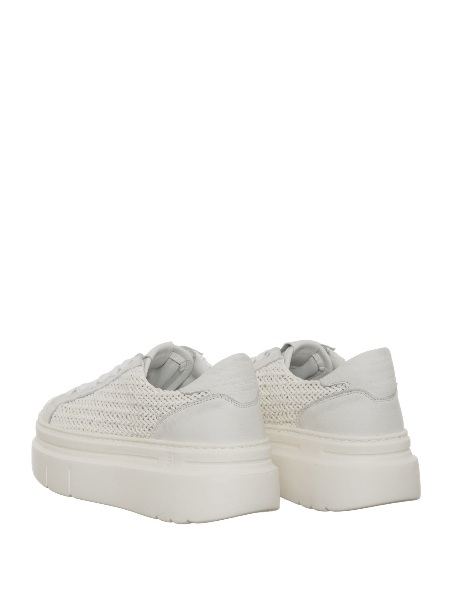 Scarpe Sneakers Bianco Intreccio GIO+