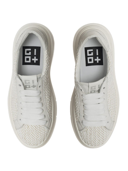 Scarpe Sneakers Bianco Intreccio GIO+