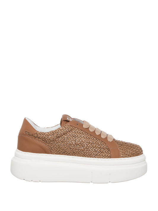 Scarpe Sneakers Tortora Intreccio GIO+
