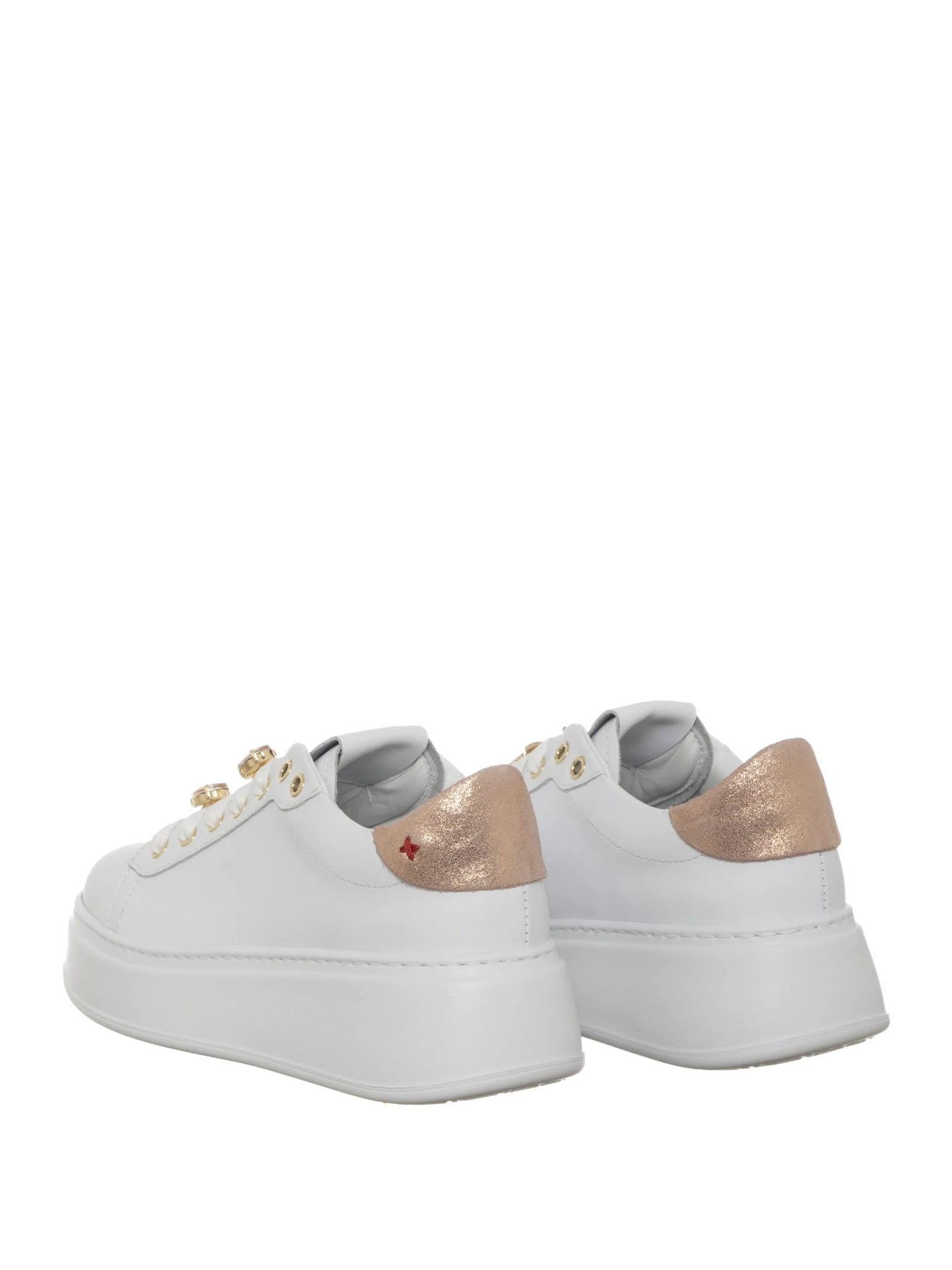 Scarpe Sneakers Bianche/Rosa Tartaruga