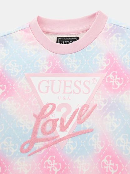 Felpa Guess stampa all over