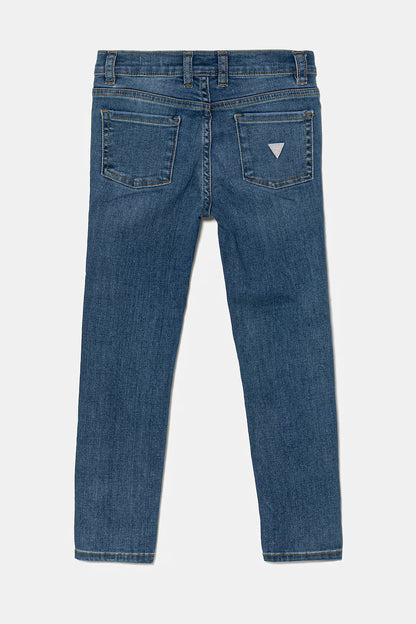 Jeans Guess con scritta per bambina