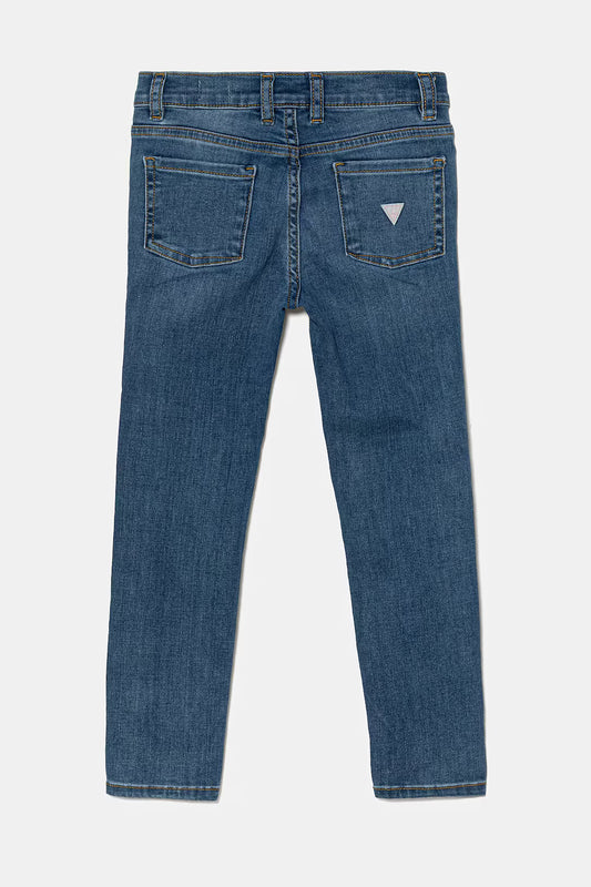 Jeans Guess con scritta per bambina