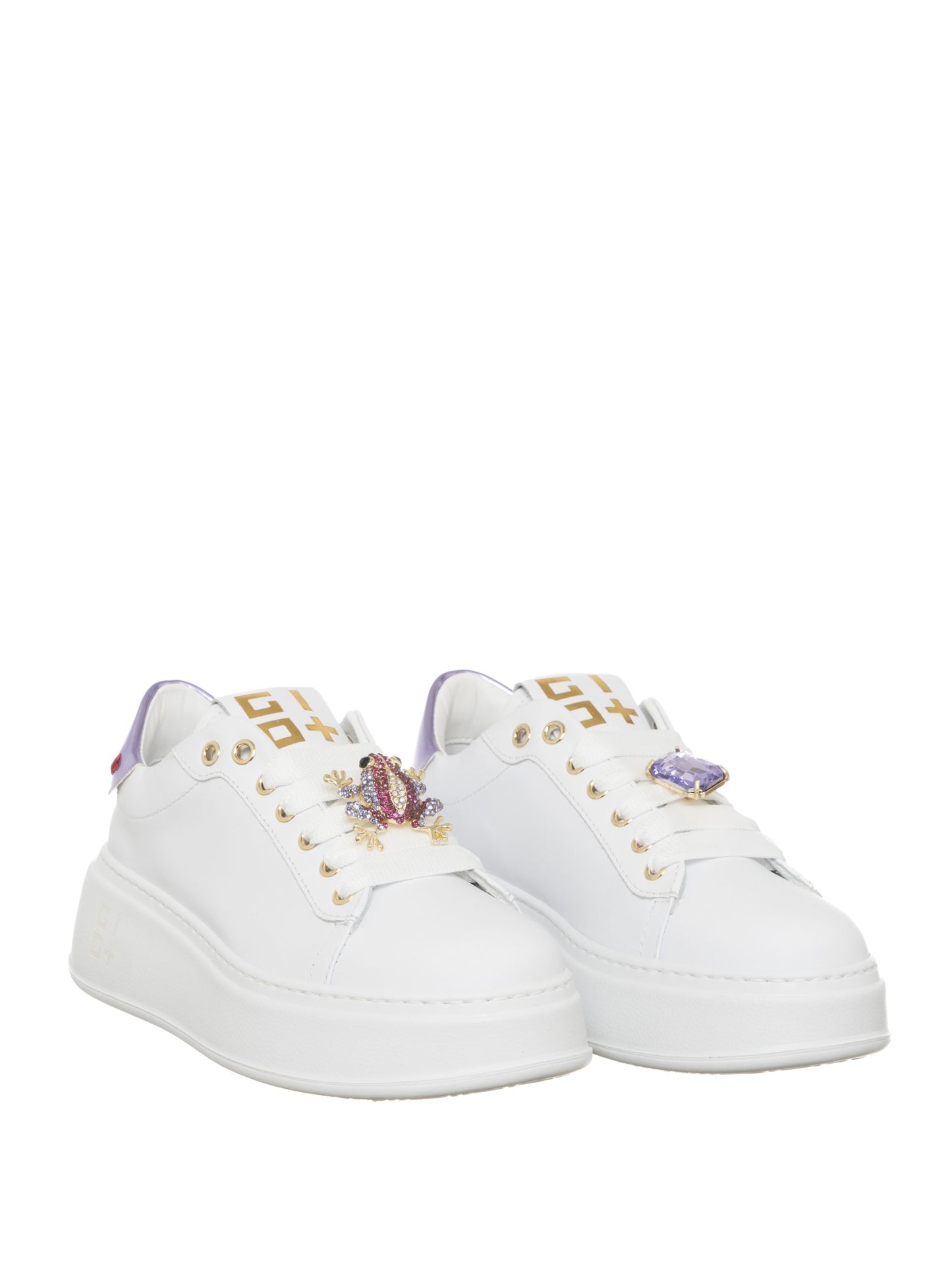 Scarpe Sneakers Combi White/Lilla Ranetta GIO+