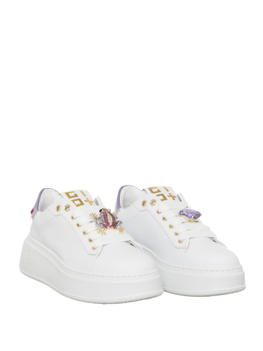 Scarpe Sneakers Combi White/Lilla Ranetta GIO+