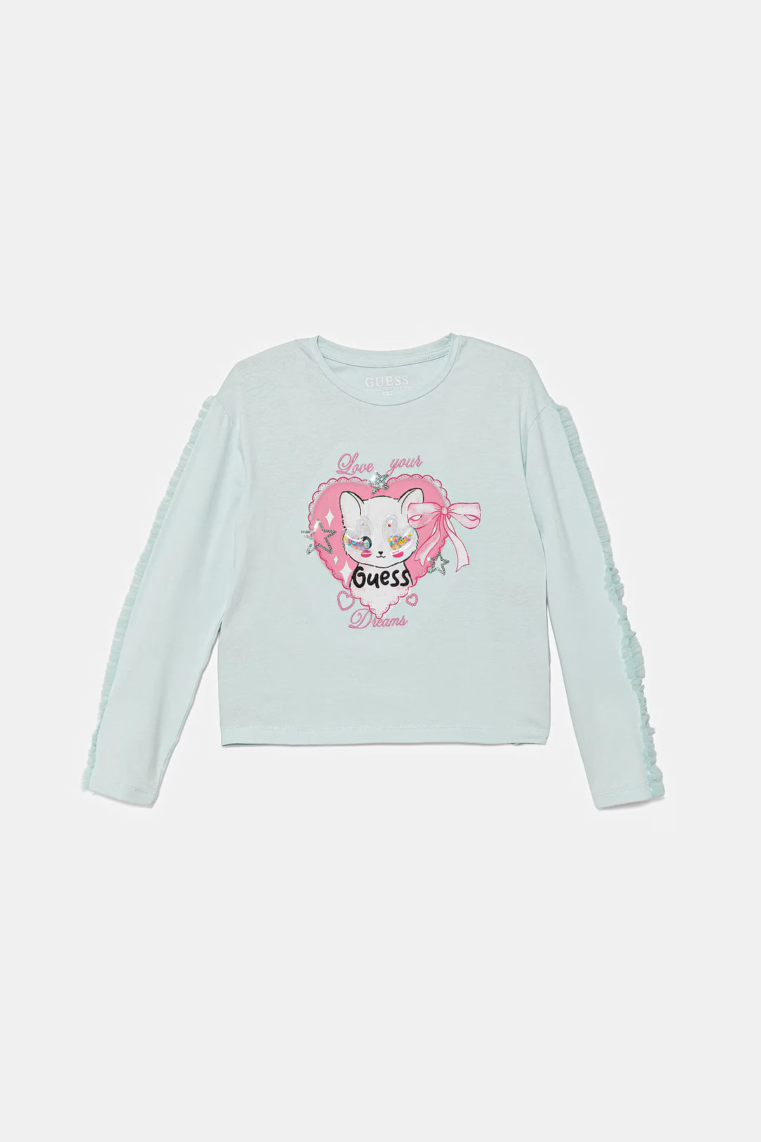 Maglietta Guess a maniche lunghe per bambini