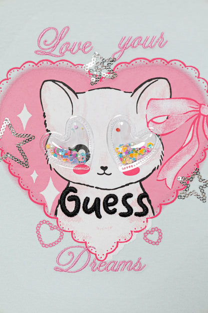 Maglietta Guess a maniche lunghe per bambini