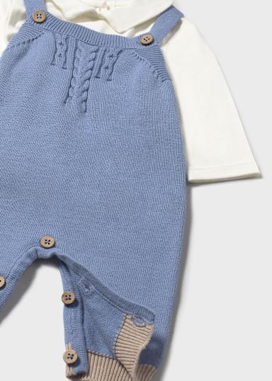 Completo salopette neonato