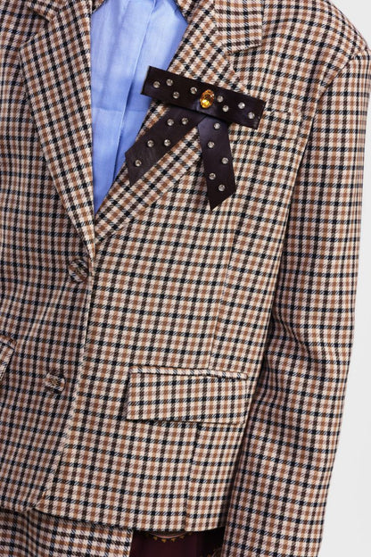 Blazer con motivo e bottoni colorati Dixie