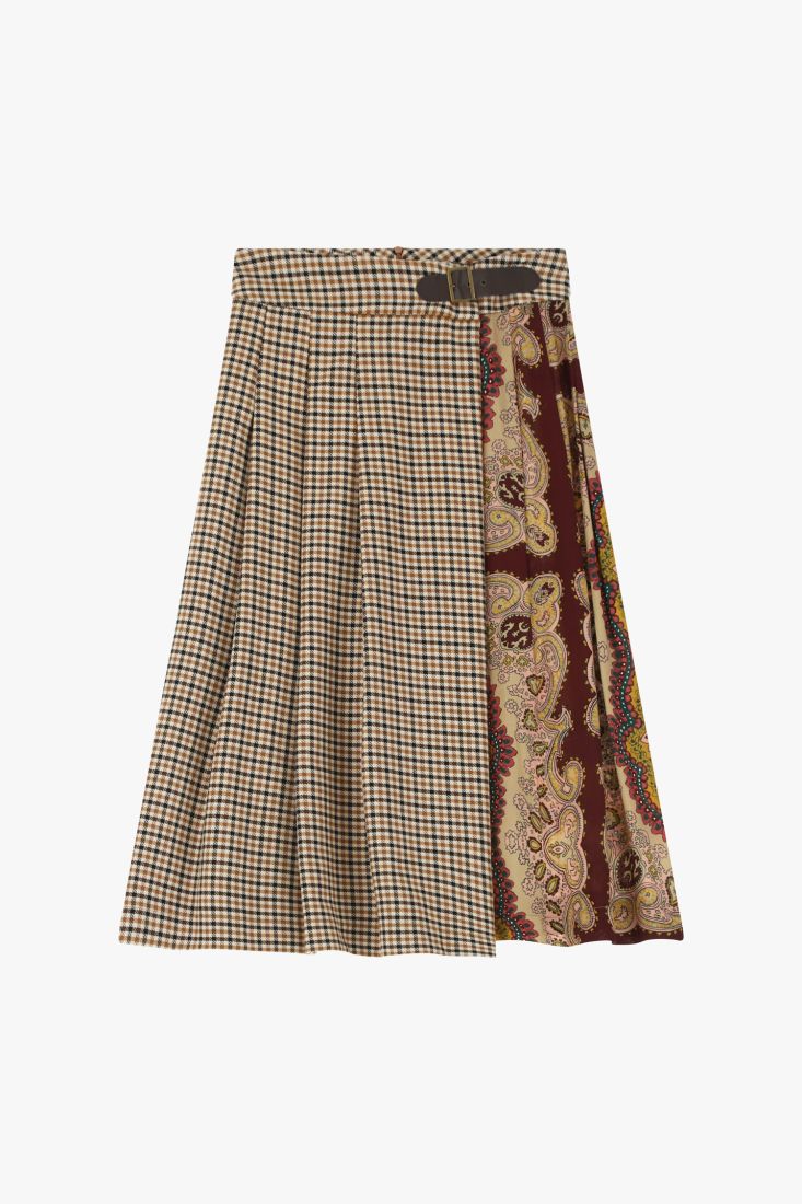 Gonna media a blocchi di colore