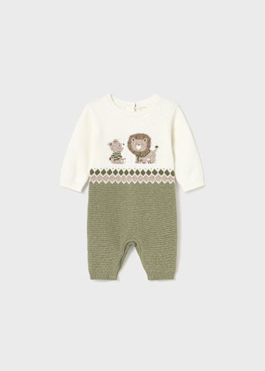 Pagliaccetto in maglia neonato