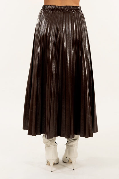 Longette plisse ecopelle KONTATTO