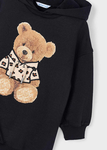 Vestito felpa con cappuccio Mayoral