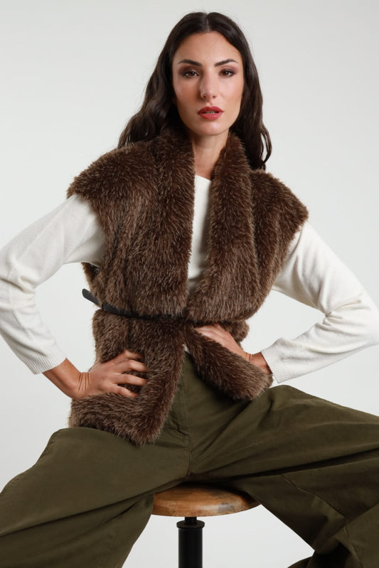 Gilet ecopelliccia SusyMix