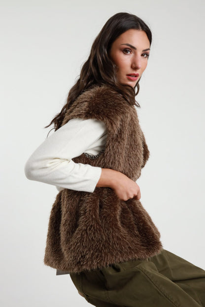 Gilet ecopelliccia SusyMix